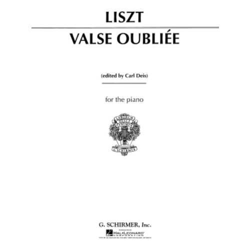 Liszt Valse Oubliee Piano 