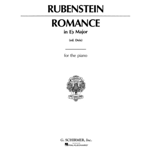 Rubinstein Romance Op 44 Eb Piano 