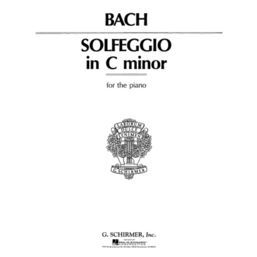 Schirmer - Cpe Bach - Solfeggietto In C Minor Piano