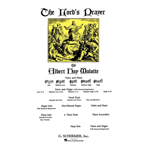 Malotte Lords Prayer Piano Duet 