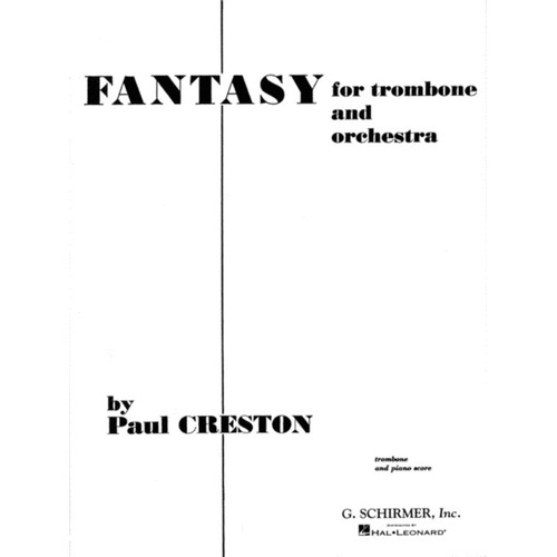 Creston Fantasy Trombone Piano Book