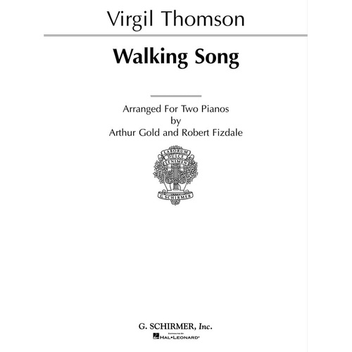 Thomson Walking Song For 2 Pianos 