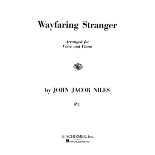 Niles Wayfaring Stranger Voice/Piano 