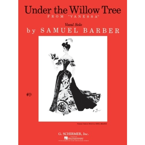 Barber Under The Willow Tree Voice/Piano 