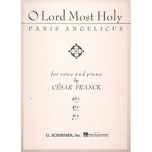 Schirmer - Franck - Panis Angelicus Low Voice In F