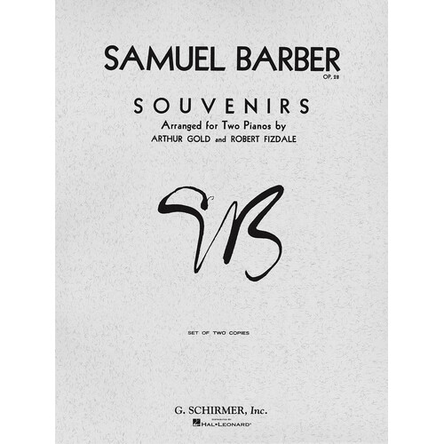 Barber Souvenirs 2 Pianos 