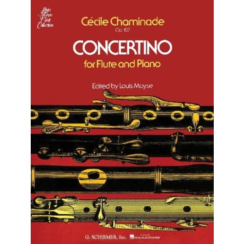 Chaminade - Concertino Op 107 Flute/Piano (Softcover Book)