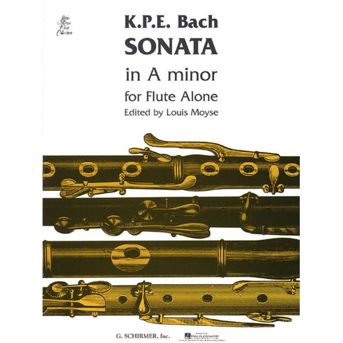 Bach C.P.E. Sonata A Minor Flute Solo 