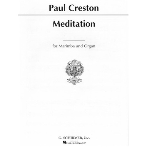 Creston - Meditation Op 90 Marimba/Organ