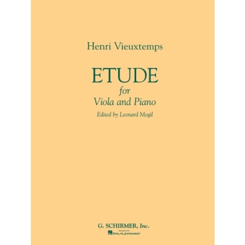 Vieuxtemps Etude Viola and Piano 