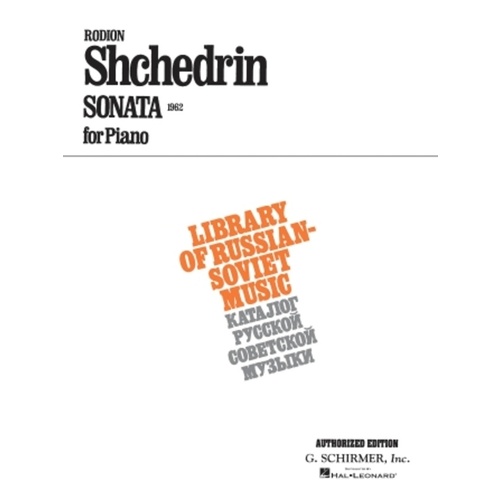 Shchedrin Sonata 1962 Piano Solo 