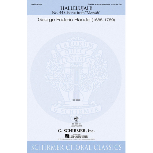 Schirmer - Hallelujah Chorus SATB