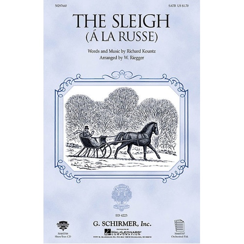 Sleigh (A La Russe) SA/Piano Kountz/Riegger 