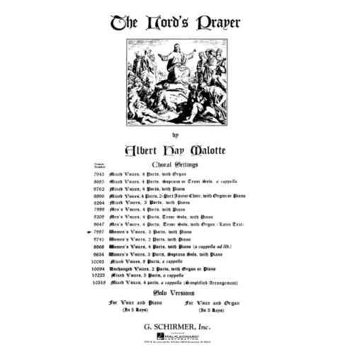 Schirmer - The Lords Prayer SSA