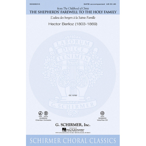 Schirmer - The Shepherds Farewell To The Holy Family SATB