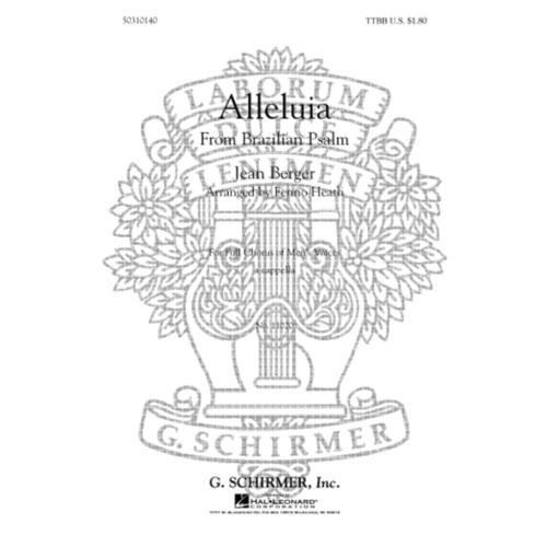 Schirmer - Alleluia (From Brazilian Psalm) SSA A Cappella