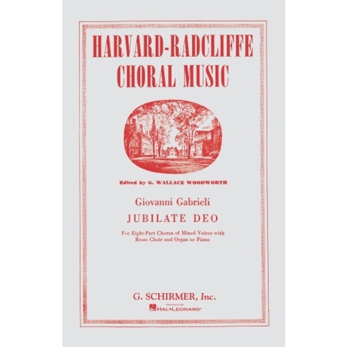 Schirmer - Gabrieli - Jubilate Deo SSAATTBB Vocal Score