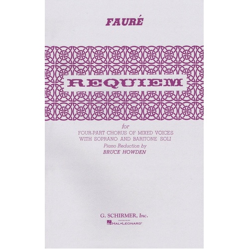 Schirmer - Faure - Requiem SATB Vocal Score