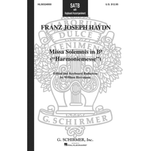 Schirmer - Haydn - Missa Solemnis SATB Vocal Score