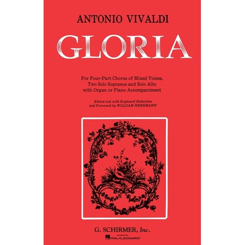 Schirmer - Vivaldi - Gloria SATB Vocal Score
