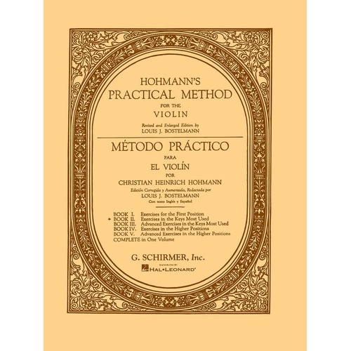 Hohmann Practical Method for Violin Book 2 - Bilingual Edition