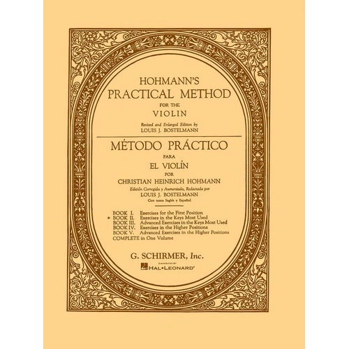 Hohmann Practical Method for Violin Book 2 - Bilingual Edition