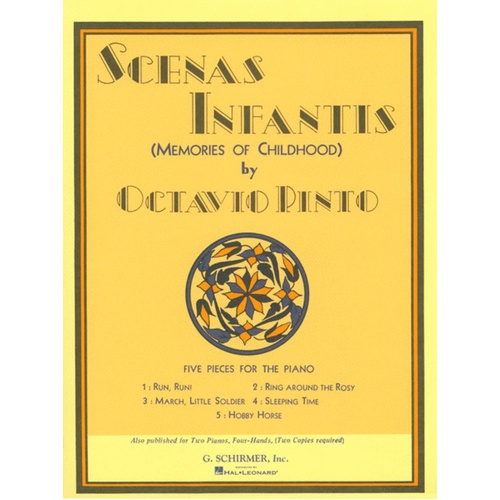 Pinto Scenas Infantis 5 Pieces Piano Solo 