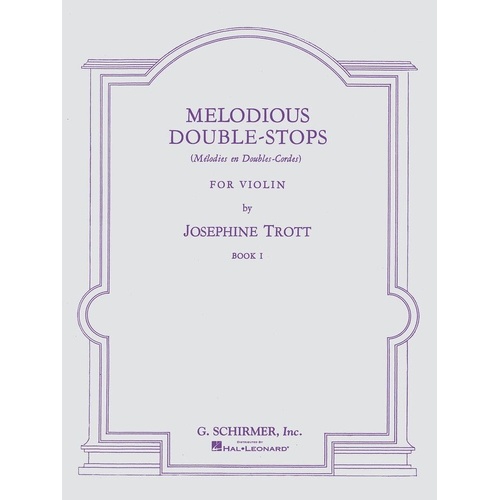 Melodious Double Stops Book 1 for Violin by G. Schirmer, Inc. - 24 Pages