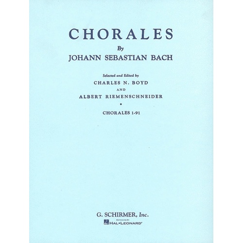 Schirmer - Bach - Chorales Nos 1-91 Piano