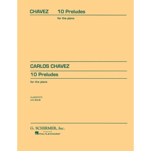 Chavez 10 Preludes For Piano 