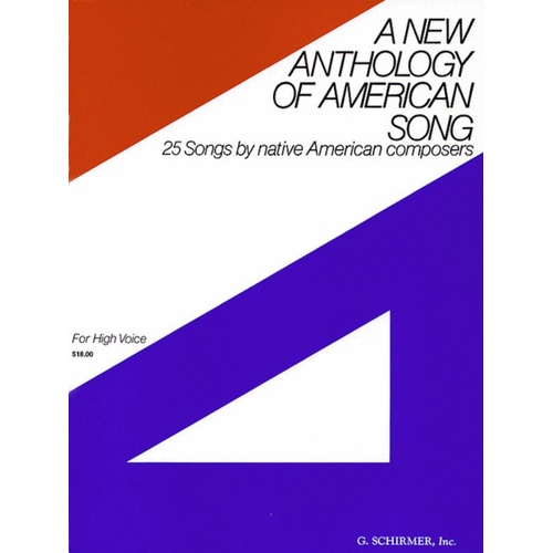 Schirmer - New Anthology Of American Song High Voice