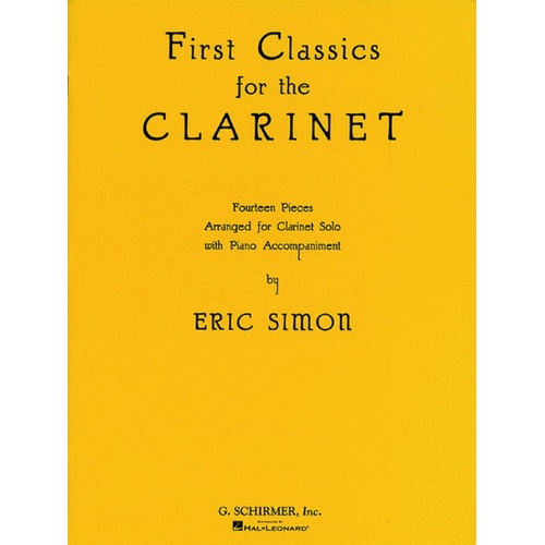 Simon First Classics Clarinet/Piano 