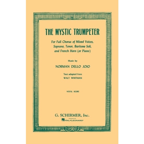 Dello Joio Mystic Trumpeter Vocal Score 
