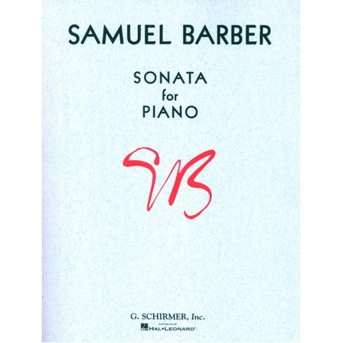Barber Sonata Op 26 Piano 