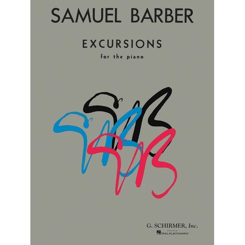 Barber - Excursions for Piano, Piano Solo, 24 Pages, Published by G. Schirmer, Inc.