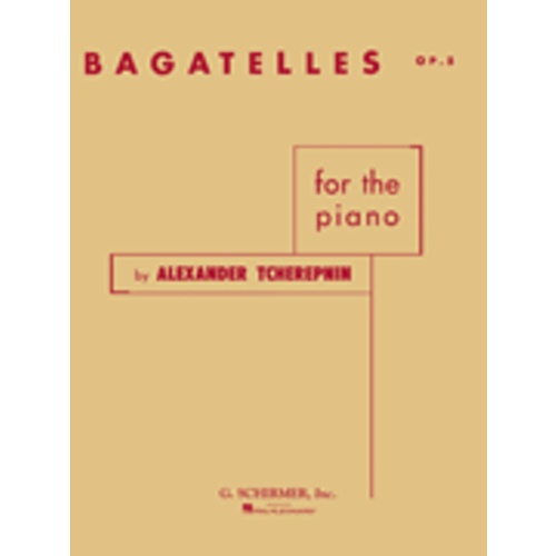 Tcherepnin - Bagatelles Op 5 For Piano (Softcover Book)