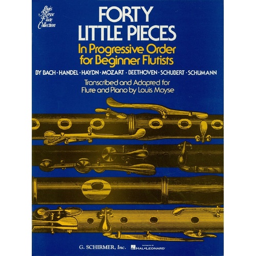 40 Little Pieces For Flute/Piano (Softcover Book)