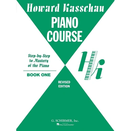 Kasschau Piano Course Book 1 by G. Schirmer, Inc., 64 Pages, Introduction of Pedalling and Metronome for Older Beginners