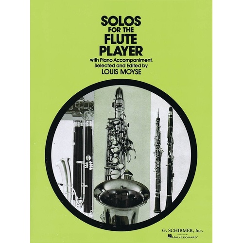 Solos for the Flute Player - Flute/Piano by G. Schirmer, Inc. - 108 Pages