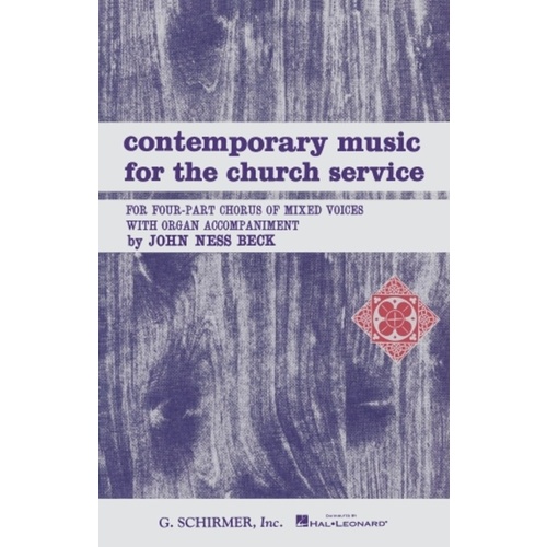 Schirmer - Contemporary Music For The Church Service SATB
