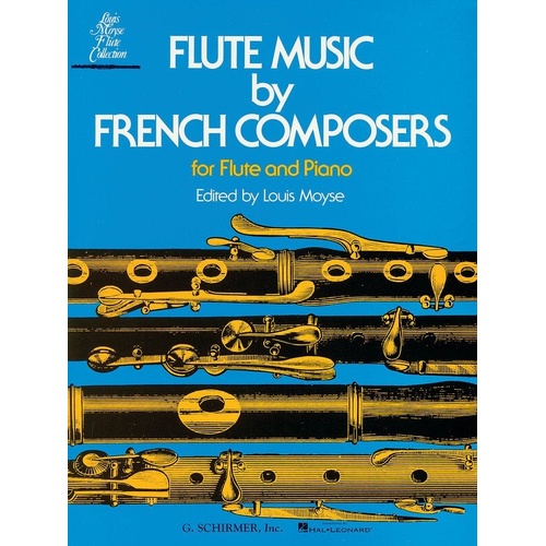 Flute Music by French Composers for Flute and Piano, 104 Pages, G. Schirmer