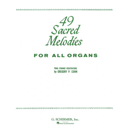 49 Sacred Melodies Organ 