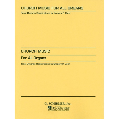 Church Music For All Organs 