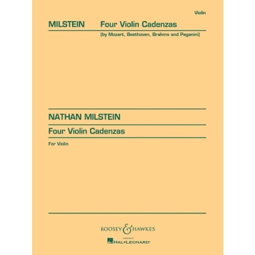 4 Violin Cadenzas 