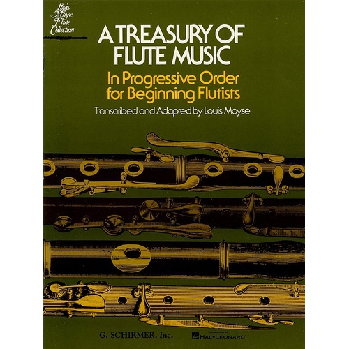 A Treasury Of Flute Music Flute/Piano Ed Moyse (Softcover Book)