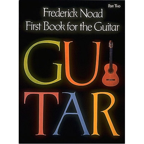 Frederick Noad - First Book for the Guitar Part 2, 68 Pages, Beginner's Manual, Classical Guitar, G. Schirmer