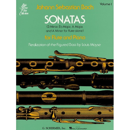 Bach - Sonatas Vol 1 For Flute/Piano (Softcover Book)