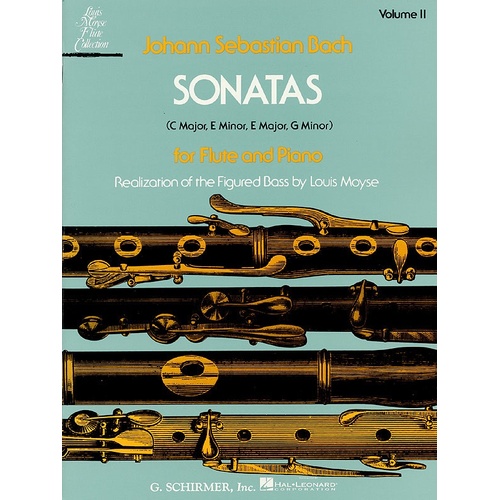 Bach - Sonatas Vol 2 Flute/Piano Nos 4-7 (Softcover Book)