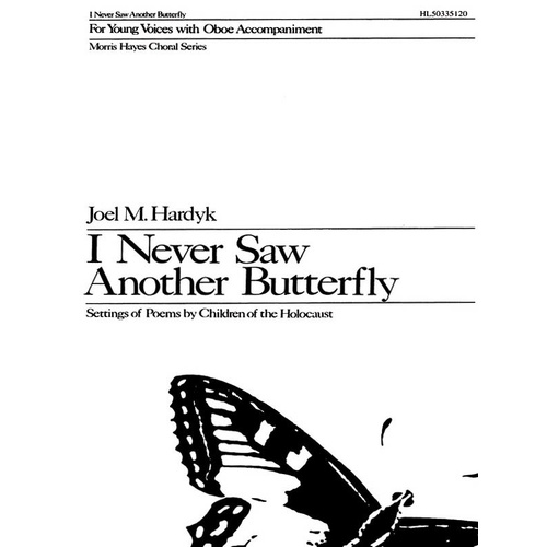 Schirmer - I Never Saw Another Butterfly SA/Oboe