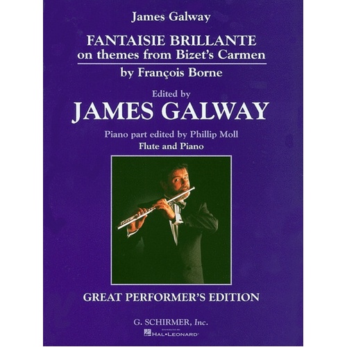 Borne - Fantasie Brillante For Flute/Piano (Softcover Book)